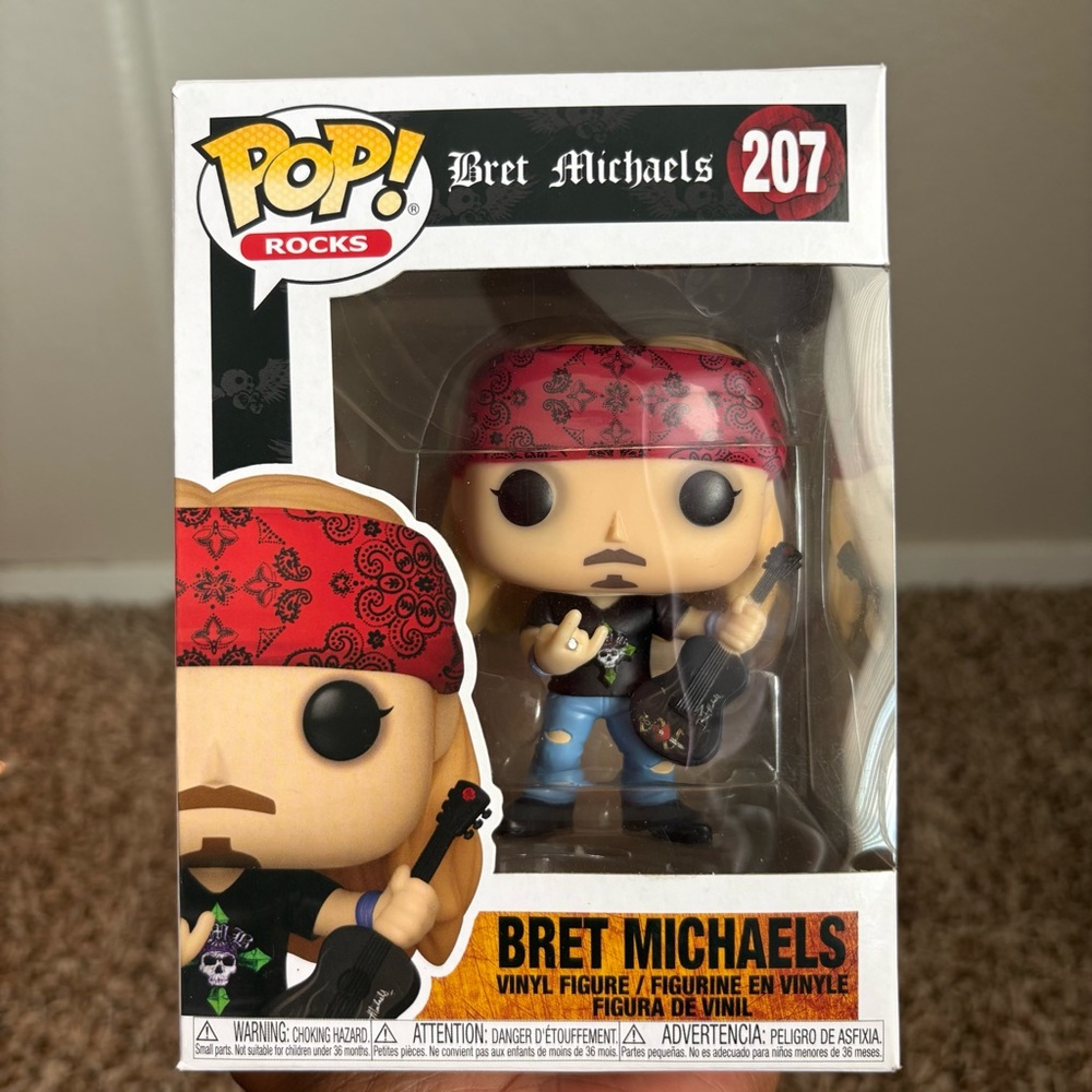 Funko Pop! Rocks Bret Michaels #207